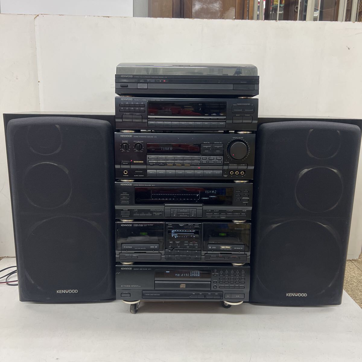 希少 ケンウッド システムコンポ スピーカー R-3R GE-710 X-3W 希少