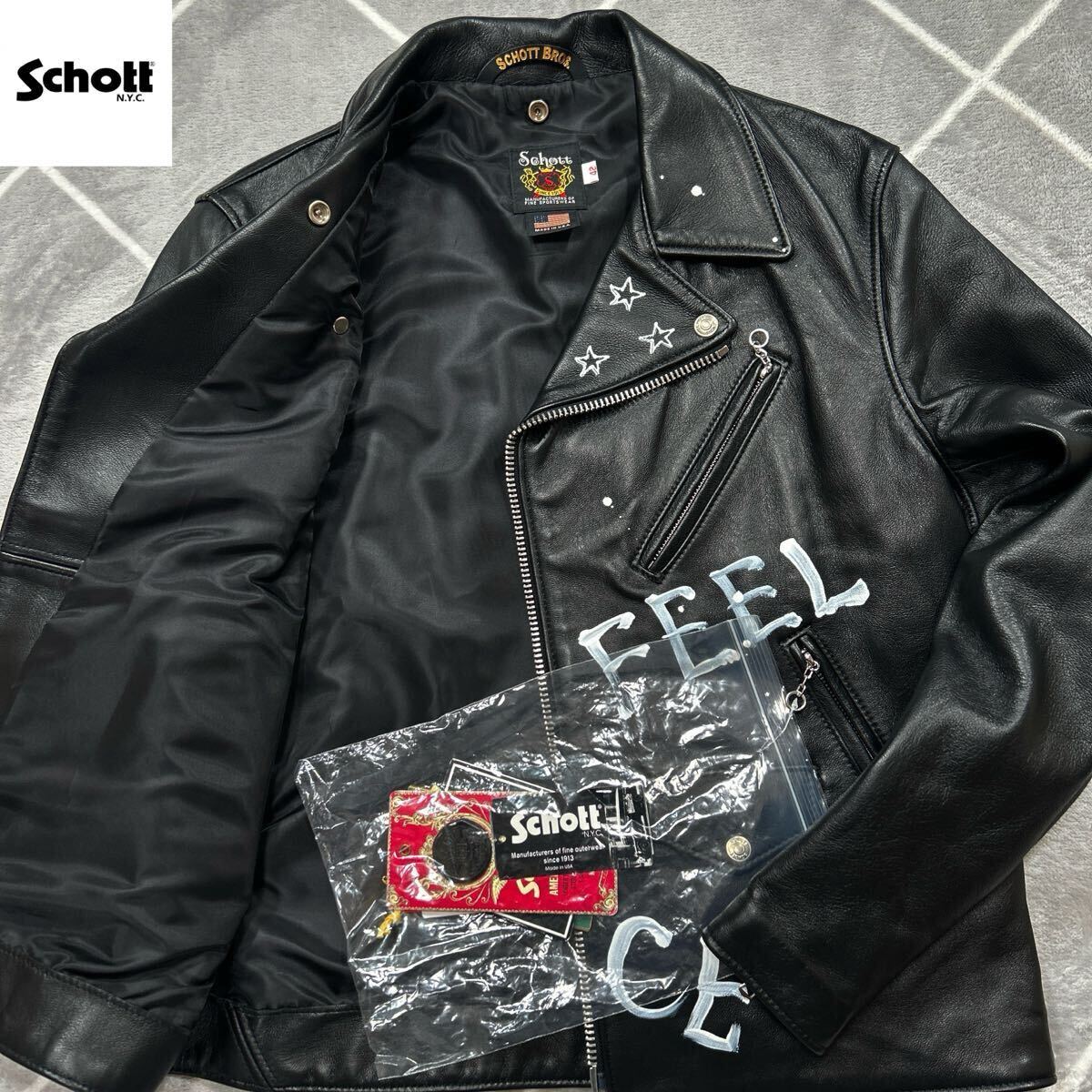 schott ショット 3161001 長渕剛さん着用モデル クラシックレーサー 
