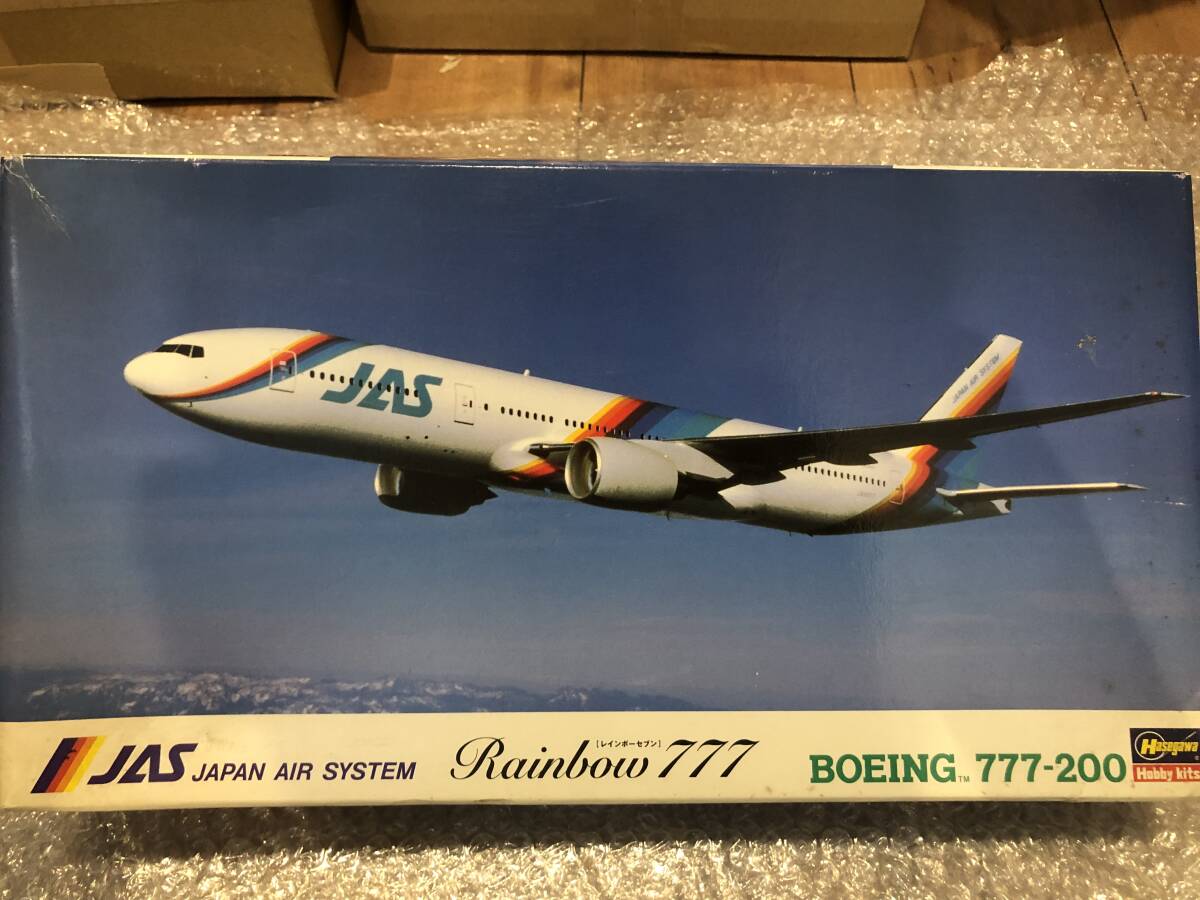 日本エアシステム☆JASレインボーセブン777☆ちびっ子空港セット☆欠品