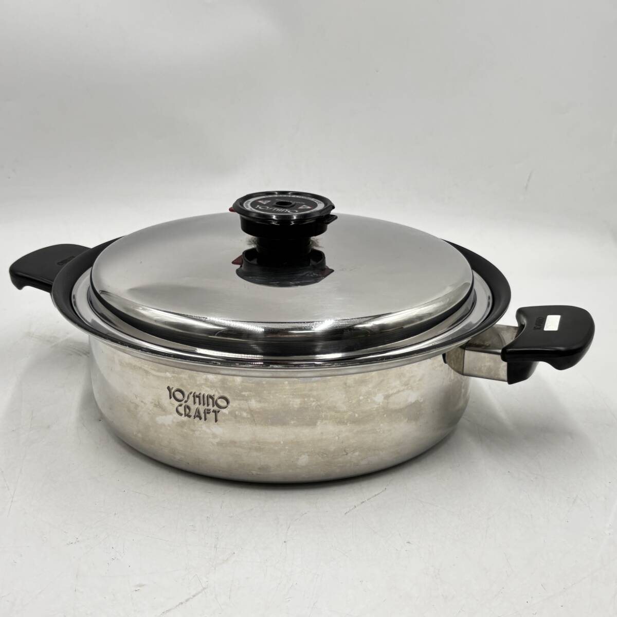 ヨシノクラフト フッ素コート鍋 両手24cm 深さ7cm 【公式通販】