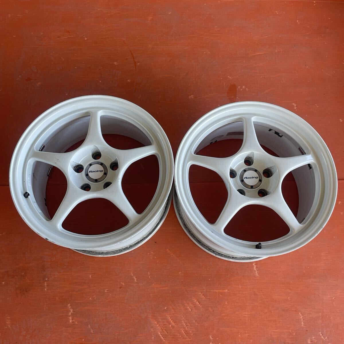 ☆ エンケイレーシング/ENKEI Racing 17インチホイール2本 タイヤ付き