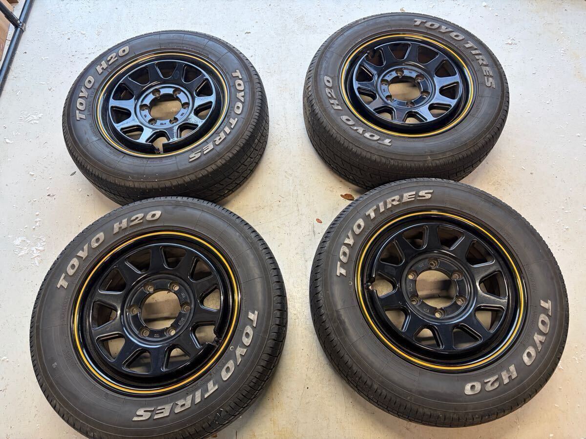 中古】ハイエース用 5ZIGEN Koma2 コマ2 ガンメタ 6j +33 PCD139.7
