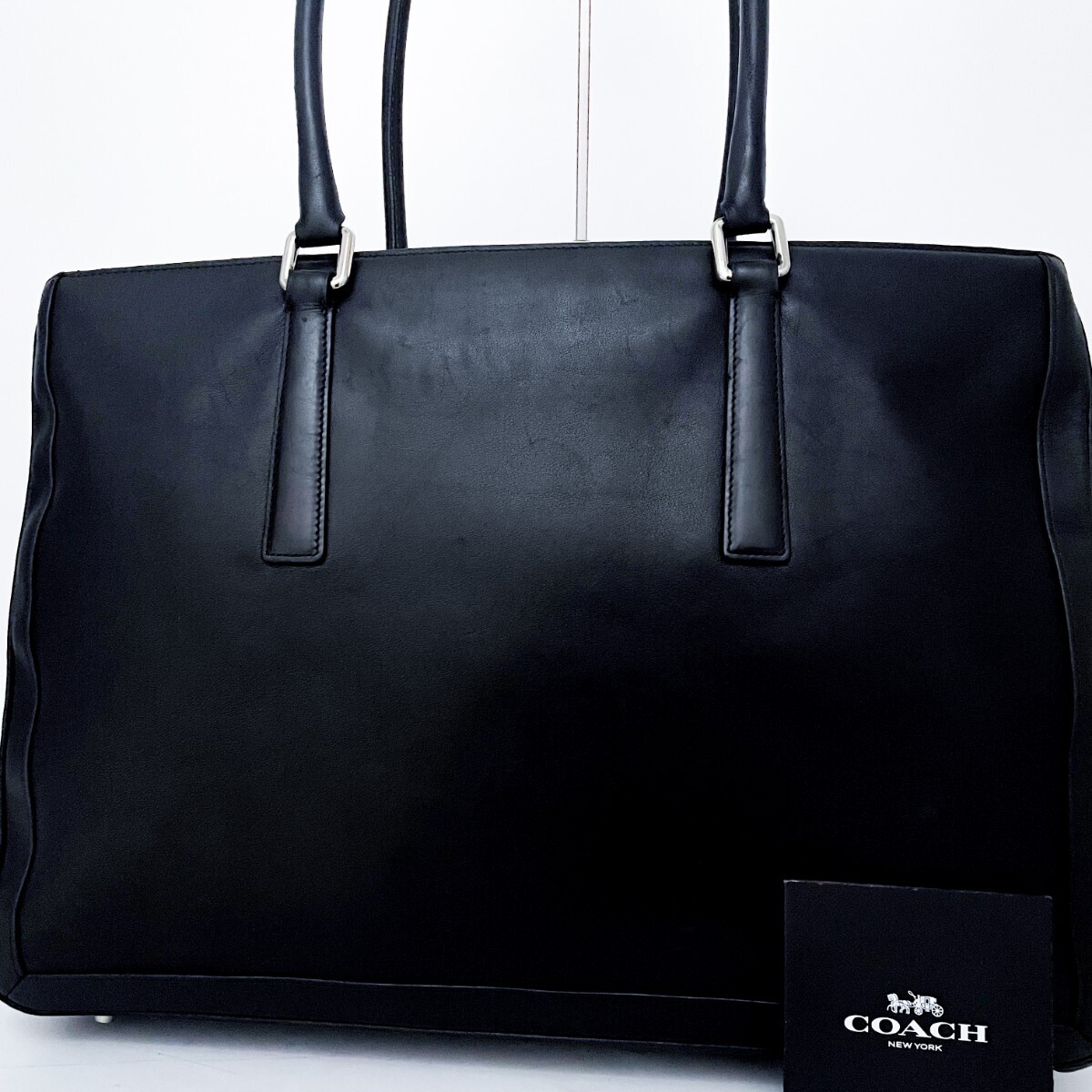 コーチ トートバッグ】中古 メンズ ブラック coach 1069 F77181 COACH 