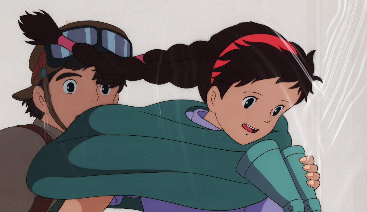 天空の城ラピュタ□ロボット兵 静かな風景□フォトフレーム付きブック