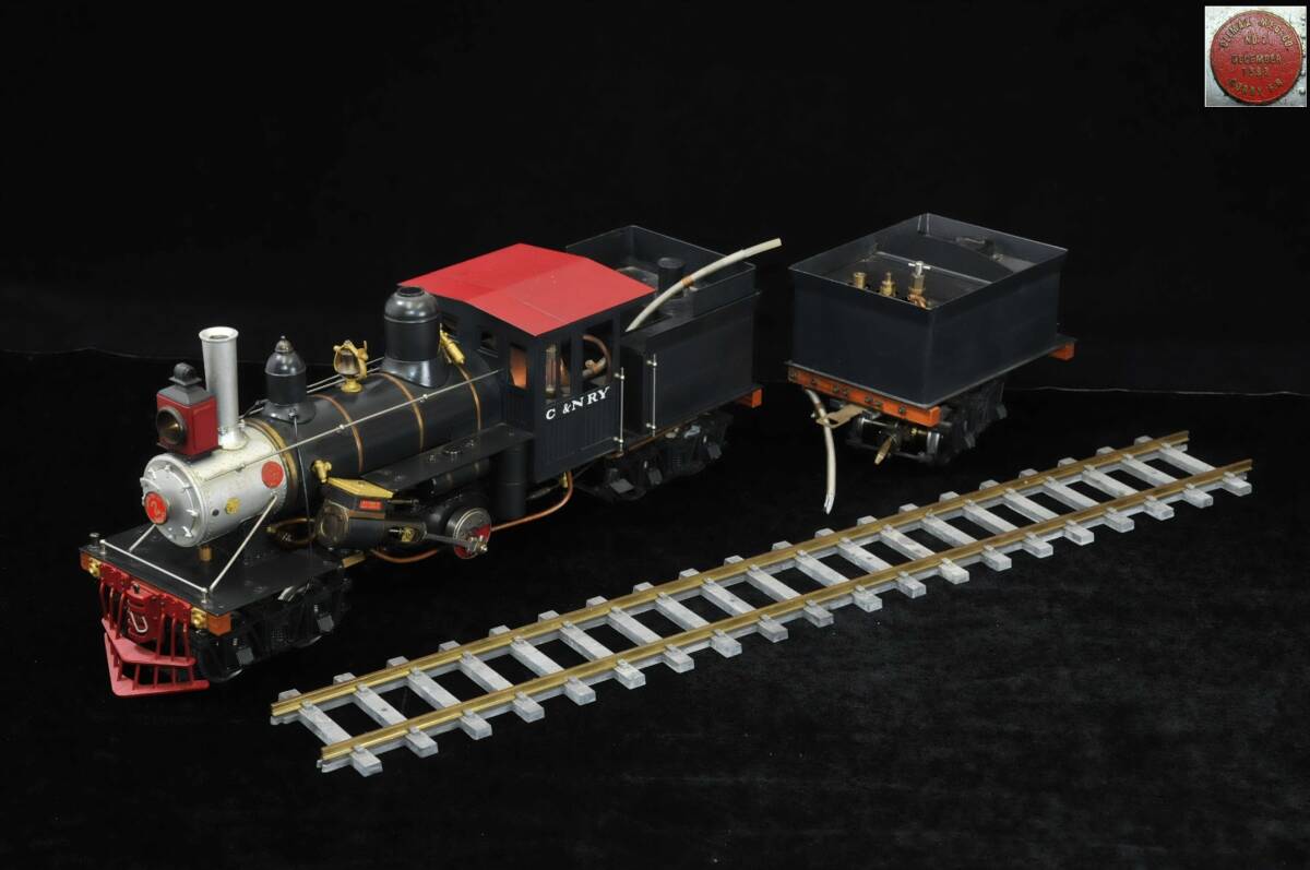 アスターホビー C＆NRY CLIMAX 蒸気機関車 ライブスチーム 1番ゲージ(No.1・I） 鉄道模型 箱無し ジャンク　03411008-2の1番目の画像