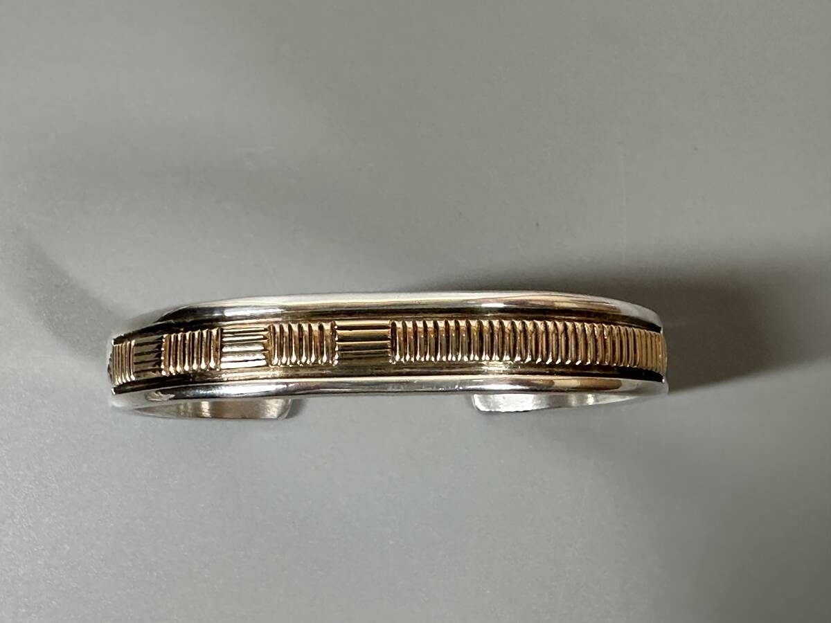 02-0848】Marc Antia マーク アンティア バングル ブレスレット 14KT