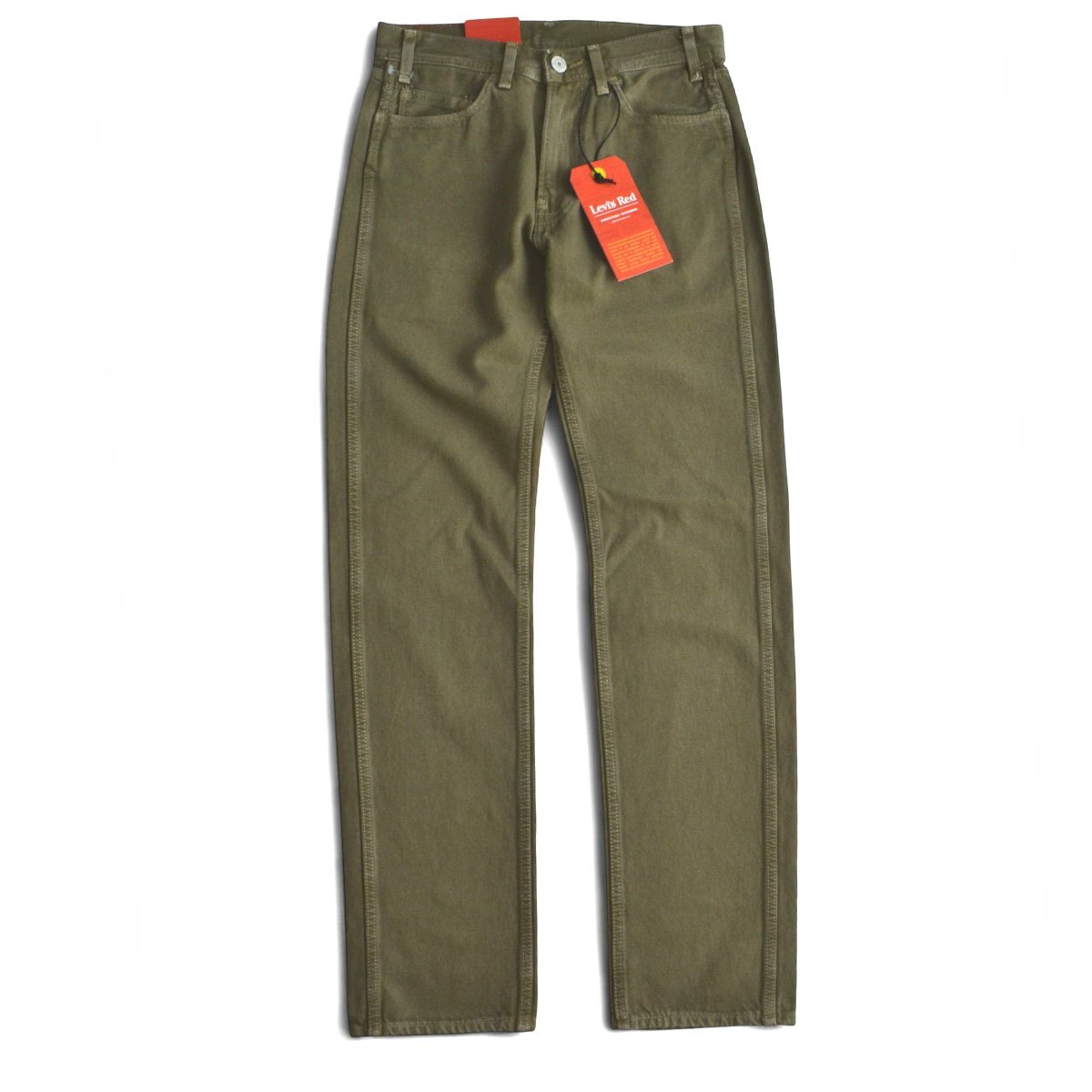08AW希少Levi's RED BOXY STRAIGHTデニムパンツL/XL