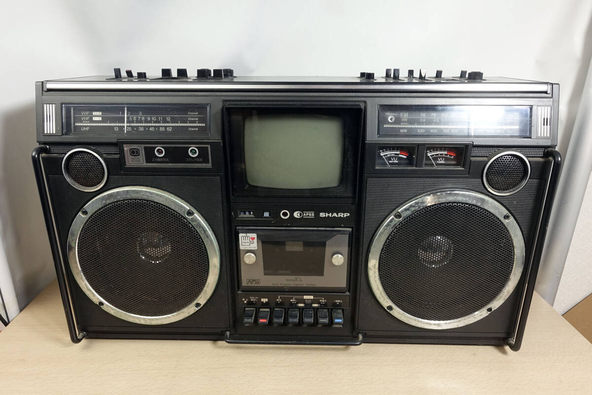 希少　昭和レトロ NEC CT-6600 テレビ・ラジオ・カセット　【ジャンク】 ♪♪清掃整備済み NEC CT-6600 テレビ付きラジカセ 希少！昭和名機