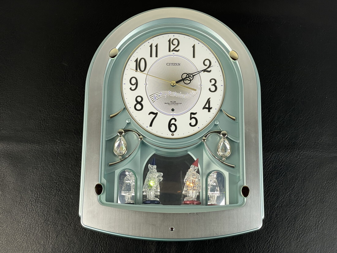 中古】CITIZEN シチズン からくり時計 メロディ 電波時計 パルミューズ