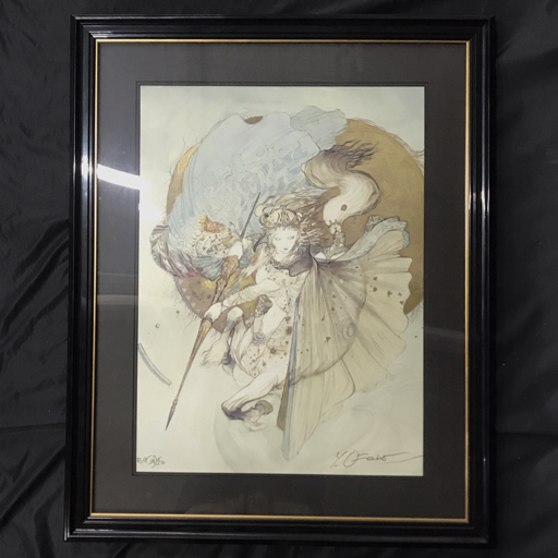 ○60_天野喜孝版画「騎神来たりぬ」 (シバクロームに|40b0の落札情報