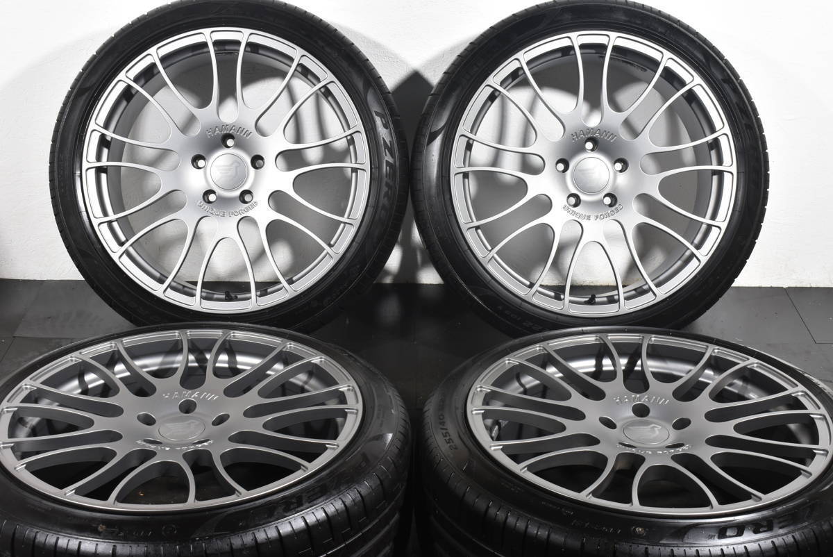 HAMANN UNIQUE FORGED 10j+40 バリ山中古タイヤ 265/40R22 ポルシェ