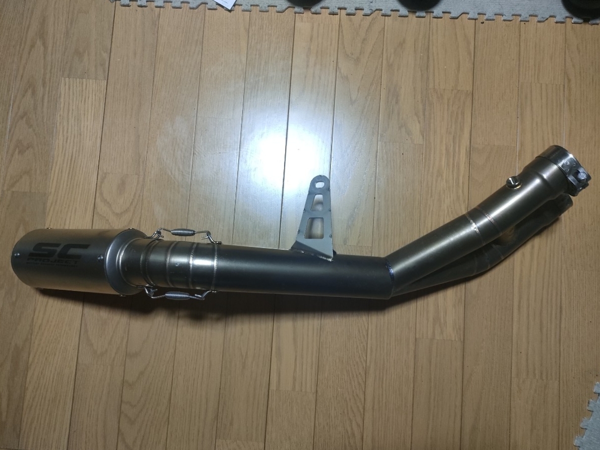 Kawasakiカワサキ 250TR用 WM リトルブラッキー スリップオンマフラー