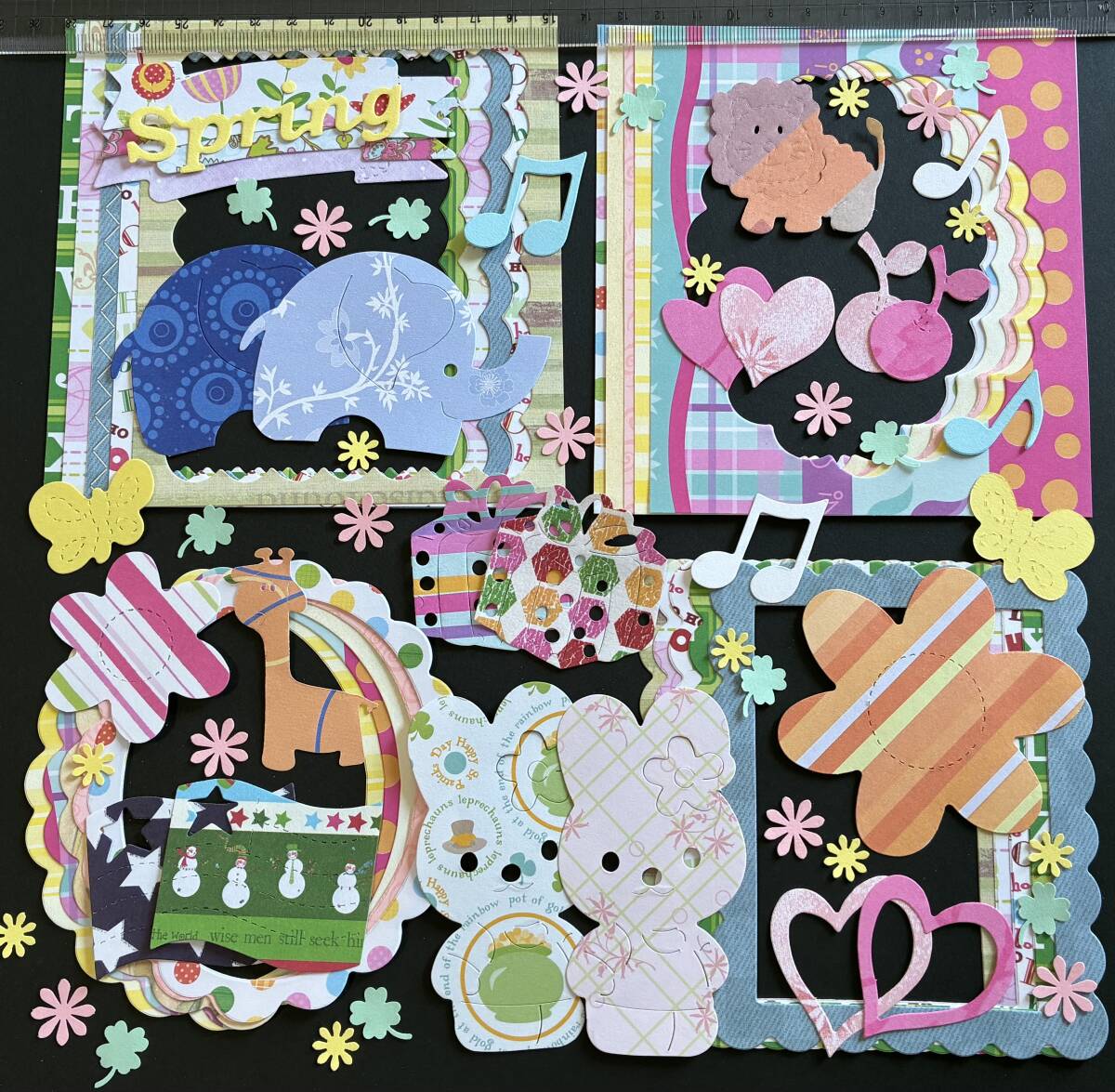 新品】【ダイカット 夏休みセットA】クラフトパンチ☆海☆魚☆ヤシの