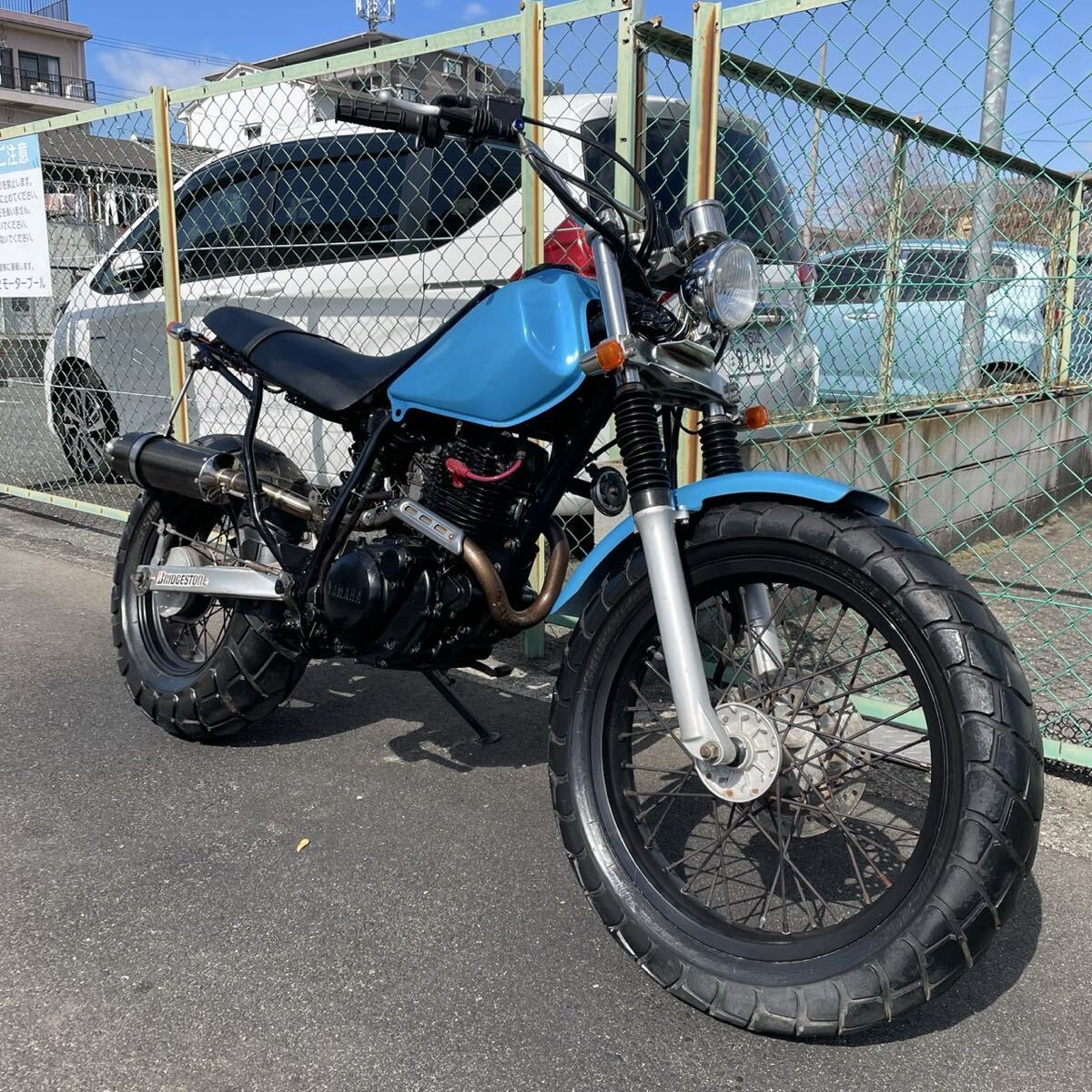 ★18万円！TW200　DG07J　セル付　ディスクブレーキ！ヤマハ　TW　ロンスイカスタム！ Yahoo!オークション - 売り切り 最落無し TW200 DG07J ロンスイ スカ