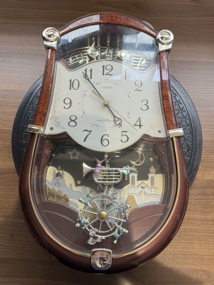 新品】【新品未使用】CITIZEN パルミューズロンドB 白 電波掛け時計 高