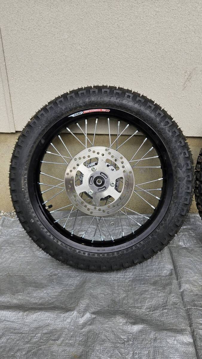 YAMAHA TT250R 17インチ モタードホイール 前後セット レイド DT230