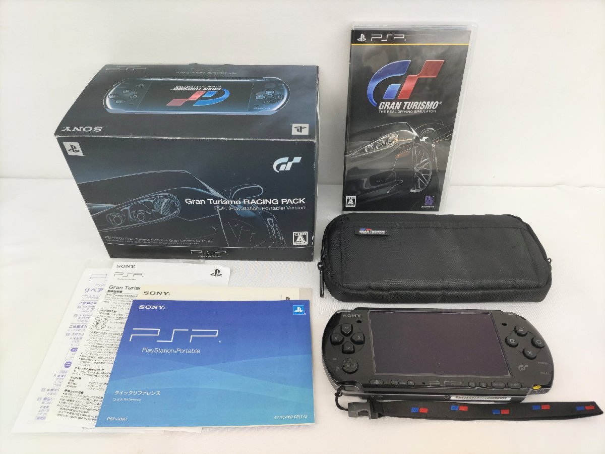 ☆完品 動作良好☆ PSP 本体 グランツーリスモ レーシングパック PSPJ 