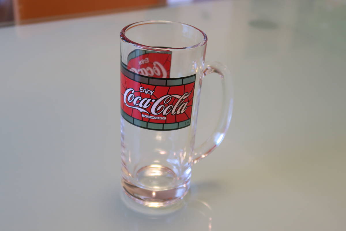 日本未発売/美品/Coca Cola/コカコーラ/ステンドグラス/ライトアップ