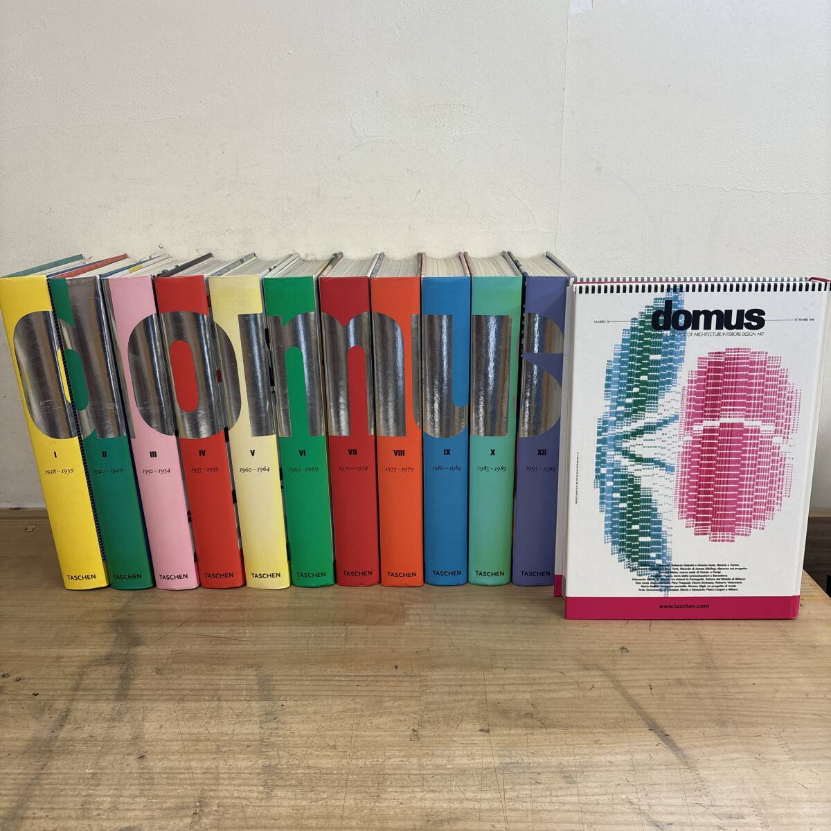 中古】domus 1928～1999全12冊セット箱付☆TASCHEN イタリア 建築