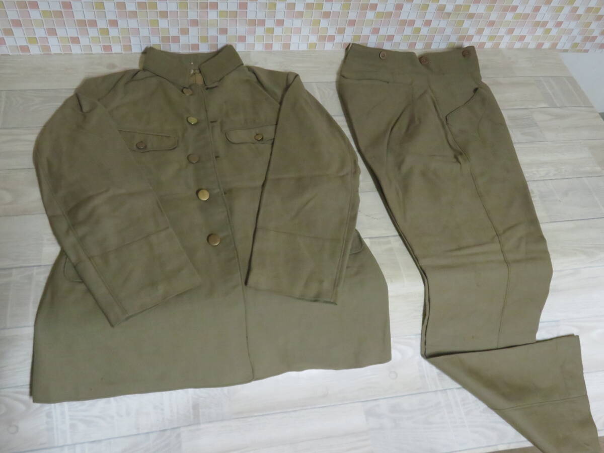 旧日本 日本軍 大日本帝国 日本陸軍 航空隊 飛行服 航空衣袴 上下