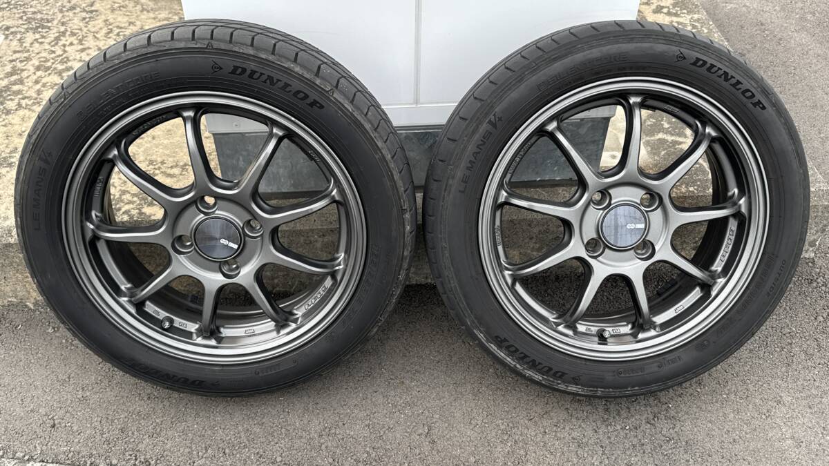 エンケイ レーシング RPF1RS 15インチ 8J 4H-100 マットダークガン 