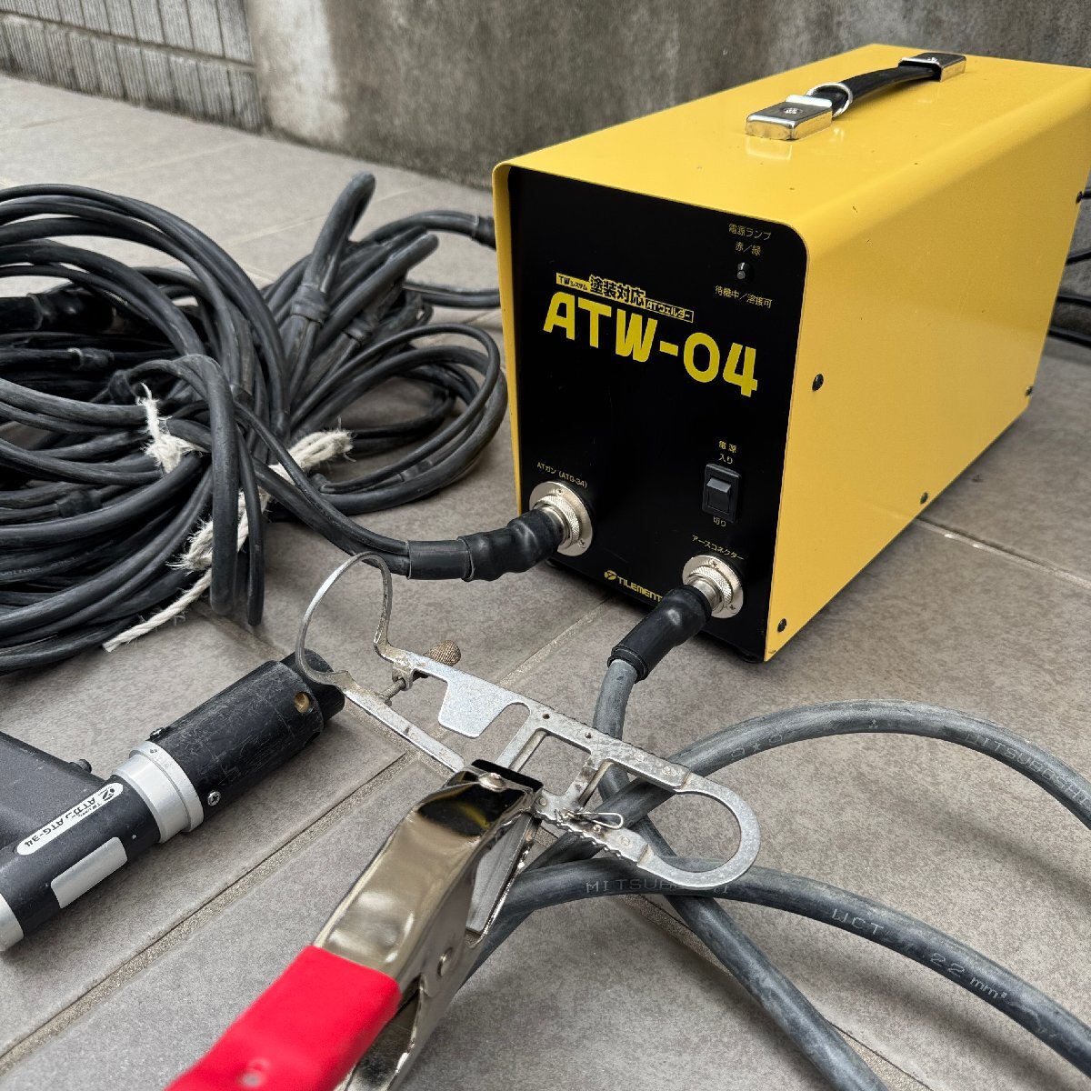 中古品】TILEMENT(タイルメント) ATウェルダー TW溶接機 ATW-04 アース 