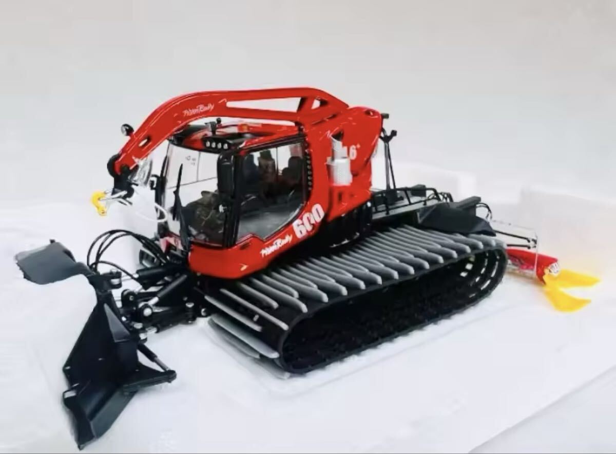 新品】ROS PistenBully 600 winde 1/43 圧雪車 除雪 重機模型の落札
