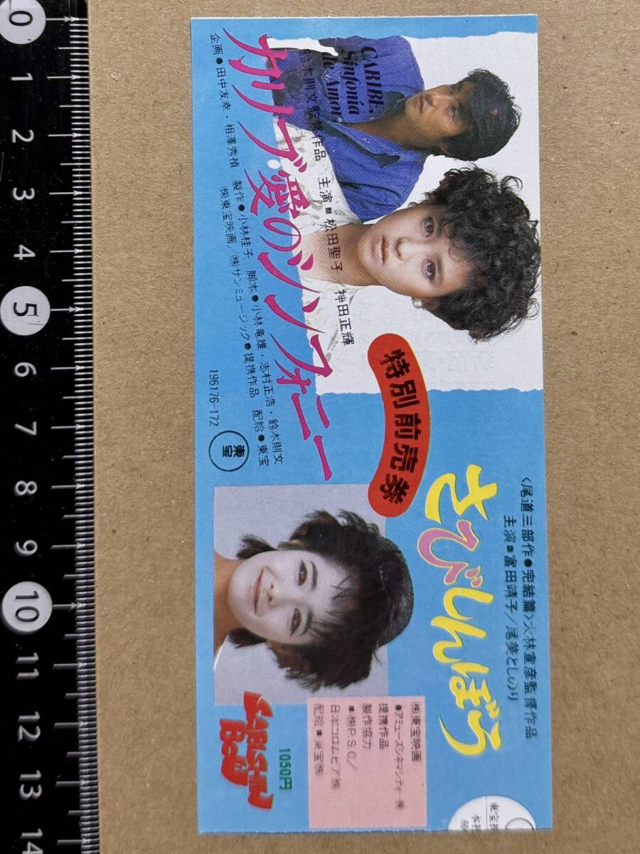 映画B1ポスター○富田靖子 さびしんぼう○大林宣彦監督 尾道3部作の
