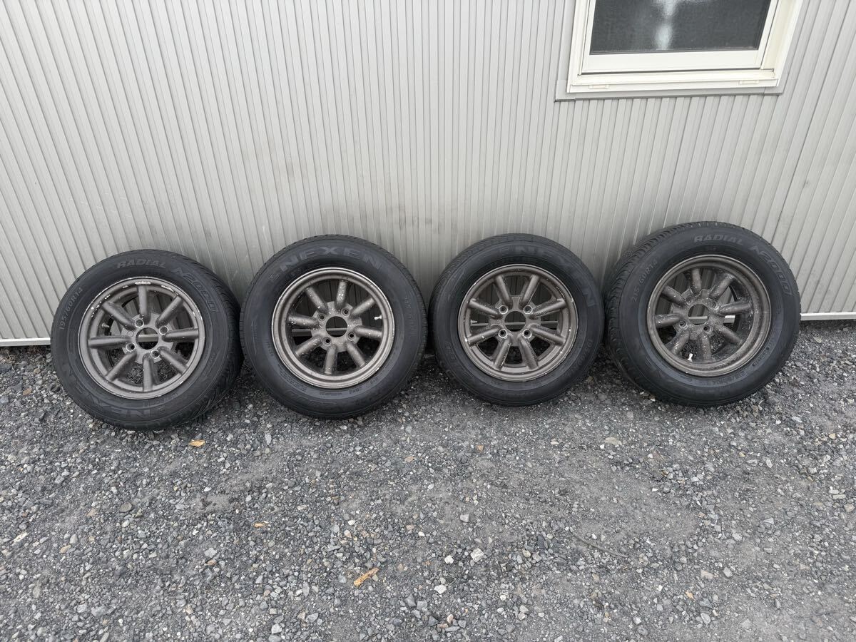 ワタナベ 14インチ 旧車などに! PCD114.3 4H 新品同様 【公式通販】