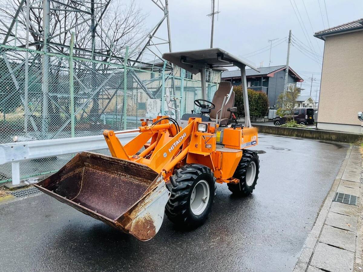 中古】【決算セール】中古 HITACHI 日立建機 歩行型 ミニローダー ML30