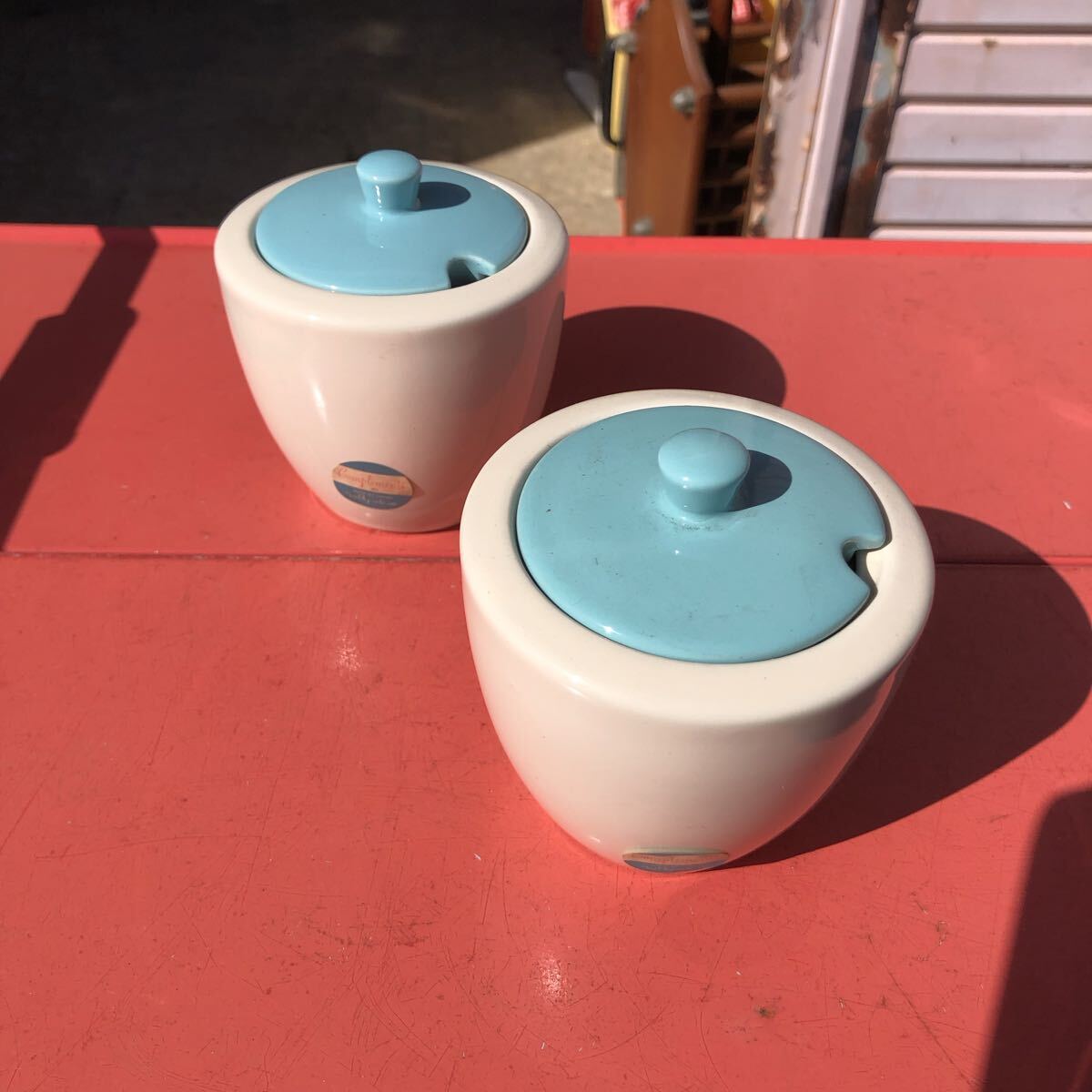 新品】【デッドストック】レトロカップ&ソーサー／兼用カップ／カップ