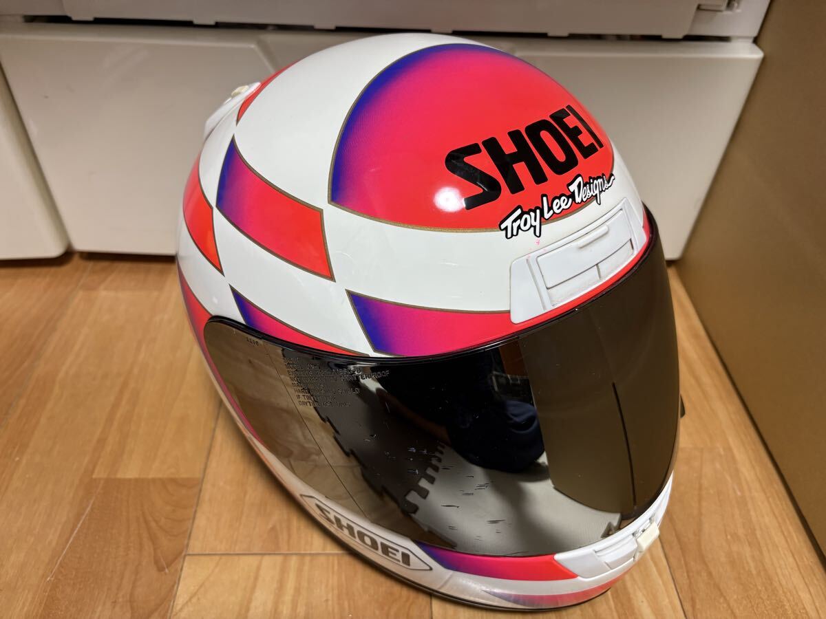 中古】SHOEI X-8 ワイン・ガードナー レプリカヘルメット（サイズM