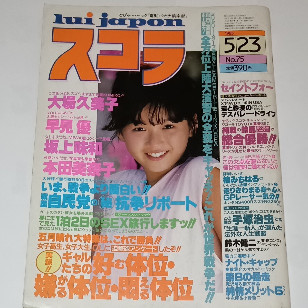 額装品◇吉川十和子 君島十和子 日本航空 JAL 沖縄 水着・ビキニ /1985
