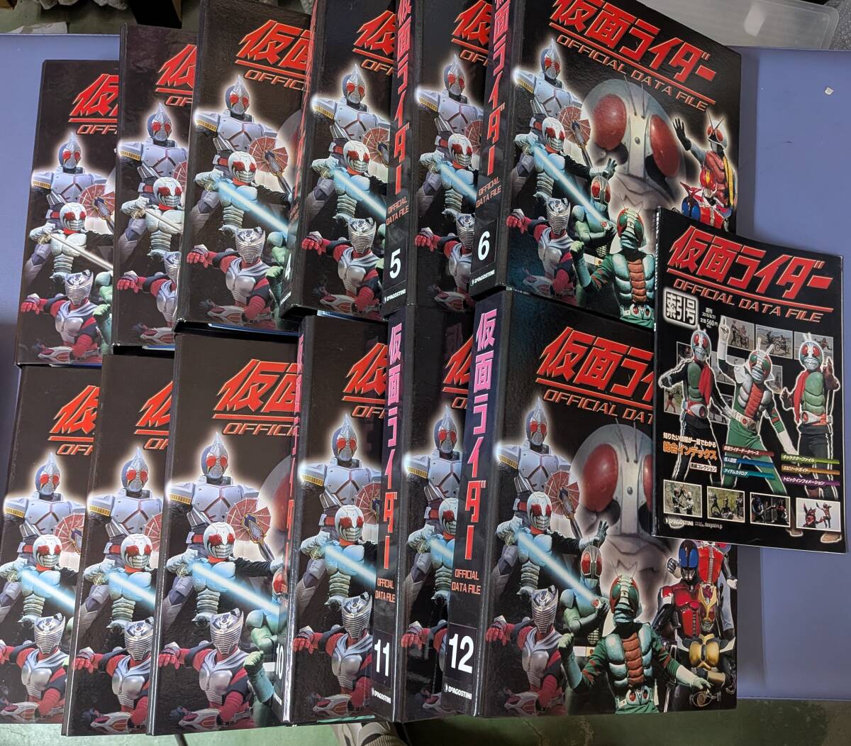 ◇S◇仮面ライダー オフィシャル データファイル125冊セット