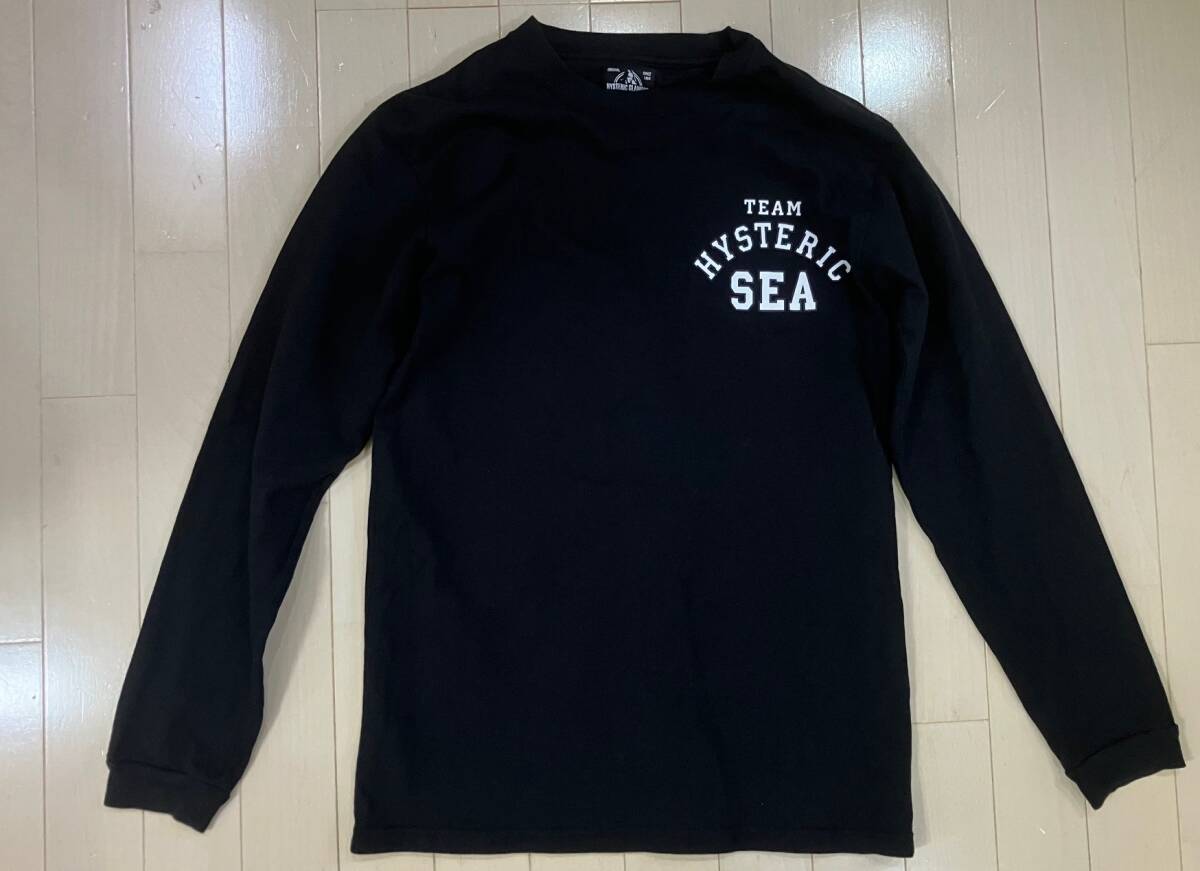 新品】黒S 限定 WIND AND SEA x YES TOKYO T-SHIRT ウィンダンシー T 