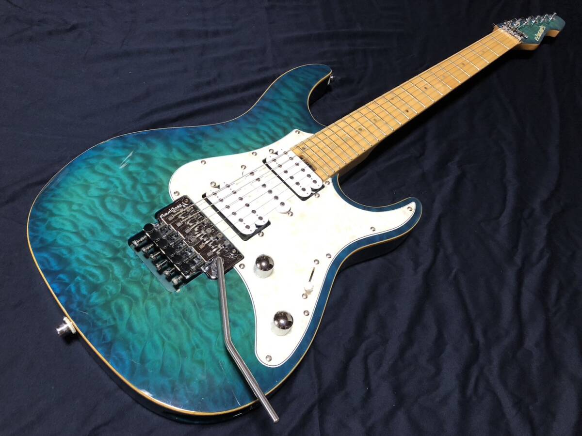 エドワーズ エレキギター E-EC-150E レスポールタイプ フロイドローズ  EMG ESP エクリプス ブラック 札幌市手稲区 定価15万円美品☆Edwards E-EC-150E Les Paul / ギター EMG, フロイド