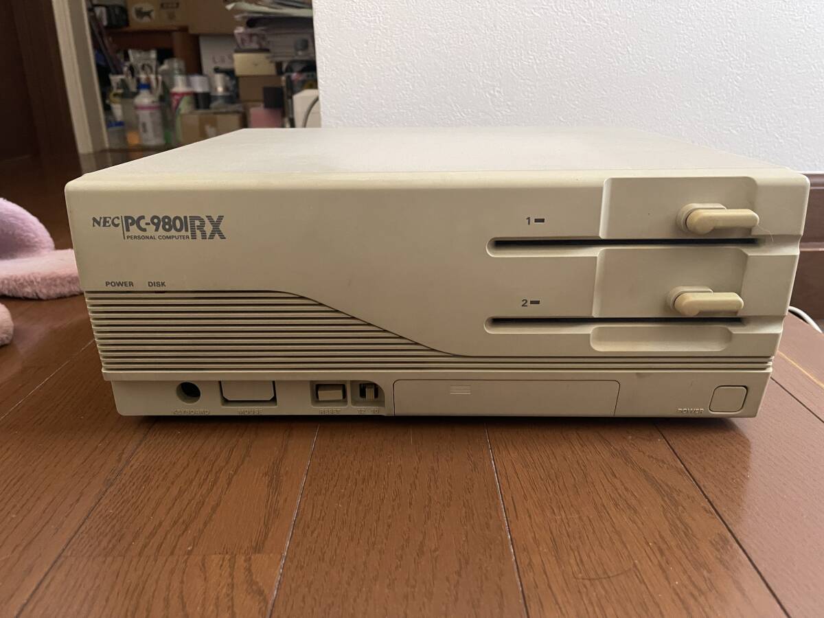 NEC PC-9801DA 昔のパソコン キーボード/マウス/外付けHDD付 等 一式