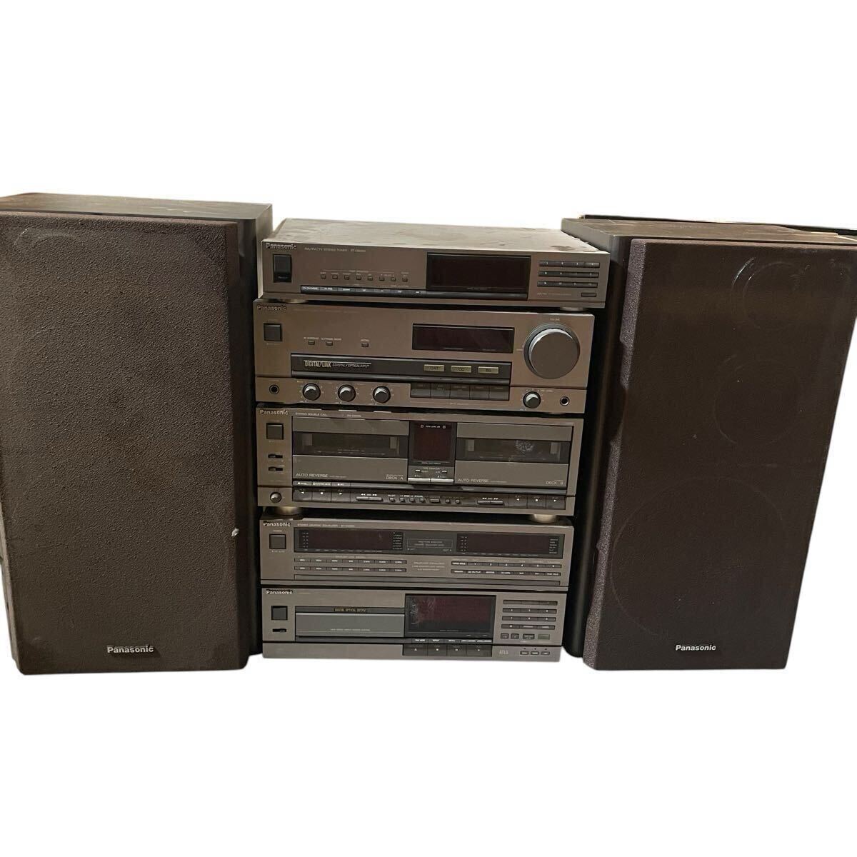 中古】【動作品】Panasonic☆CD/カセットシステムコンポ RS-CH550/SL