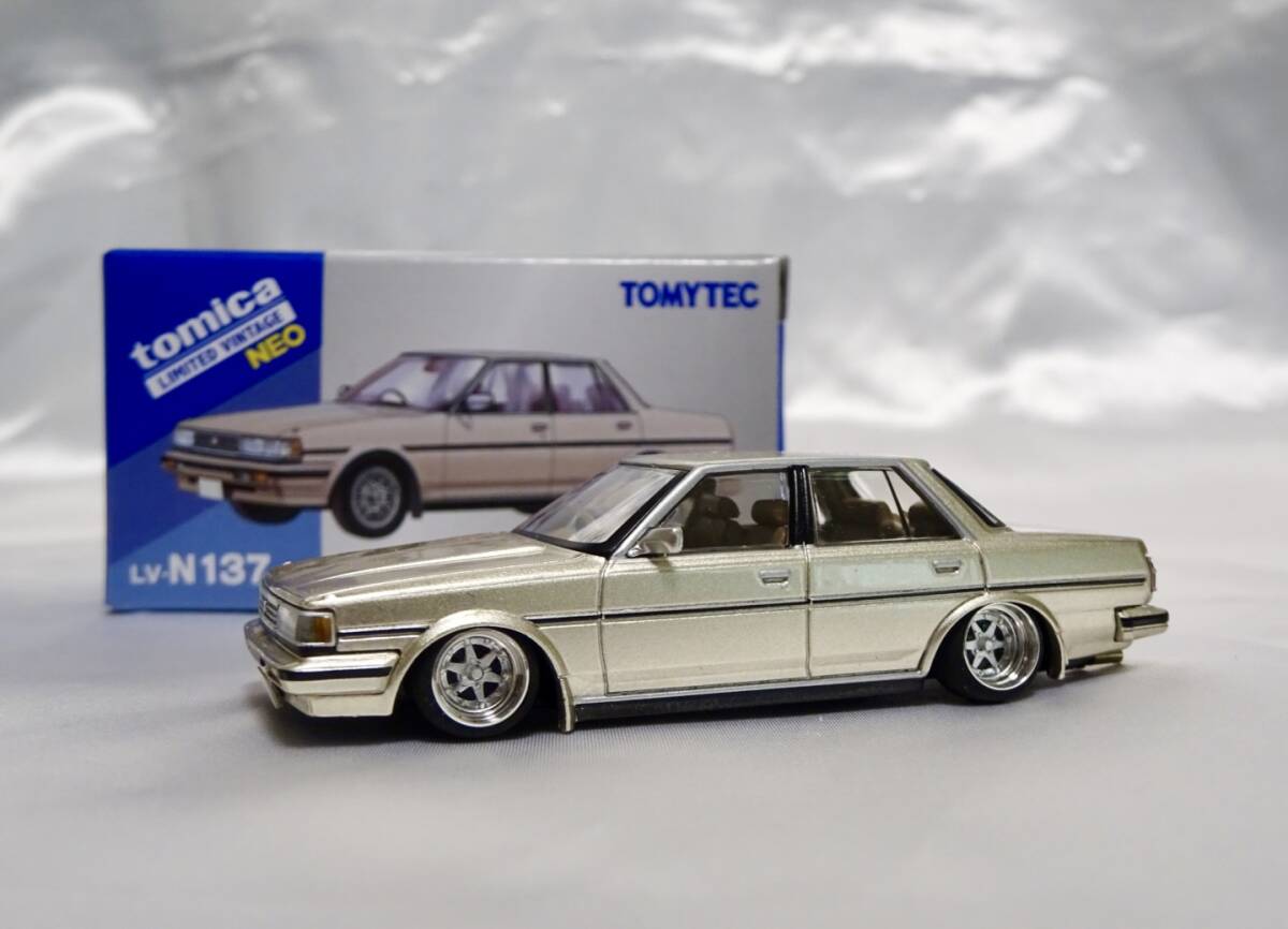 中古】トミカ 1/64 改 トヨタ クレスタ スーパールーセント ツインカム