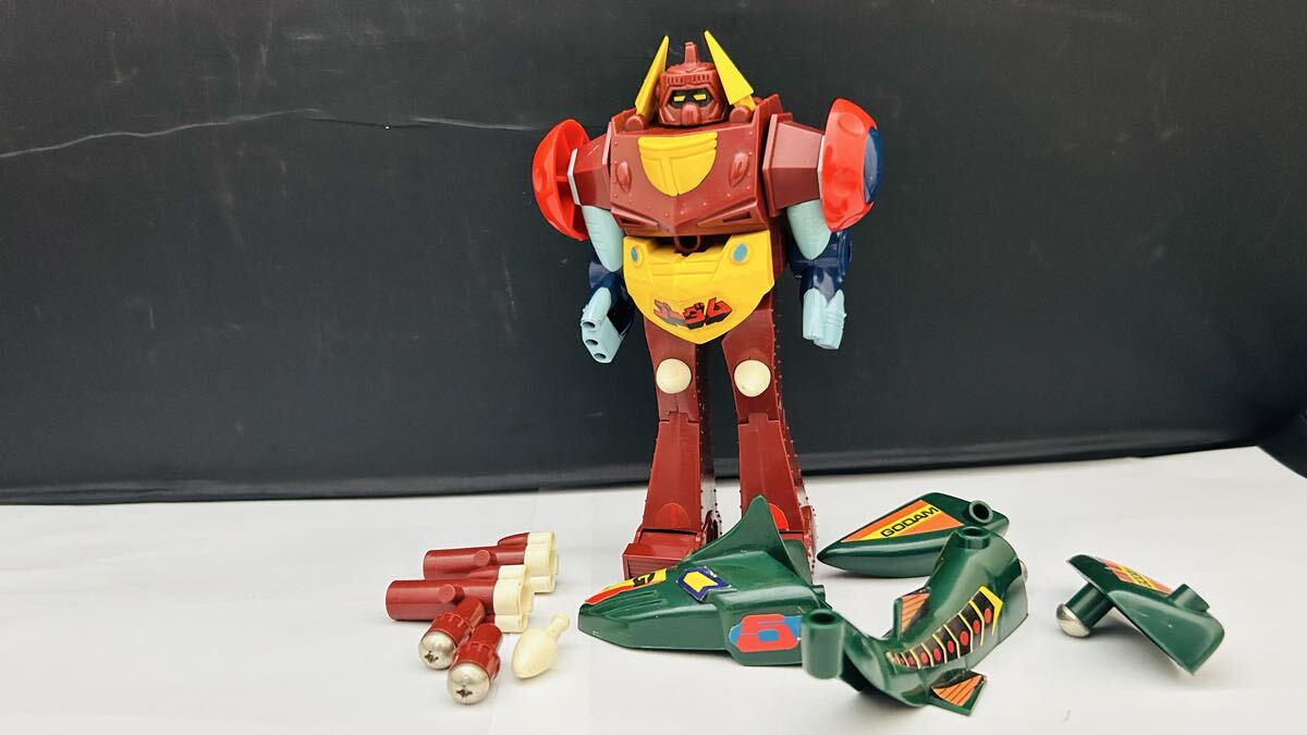 模型、プラモデル 当時物 タカラ ゴワッパー5 ゴーダム マグネロボット 