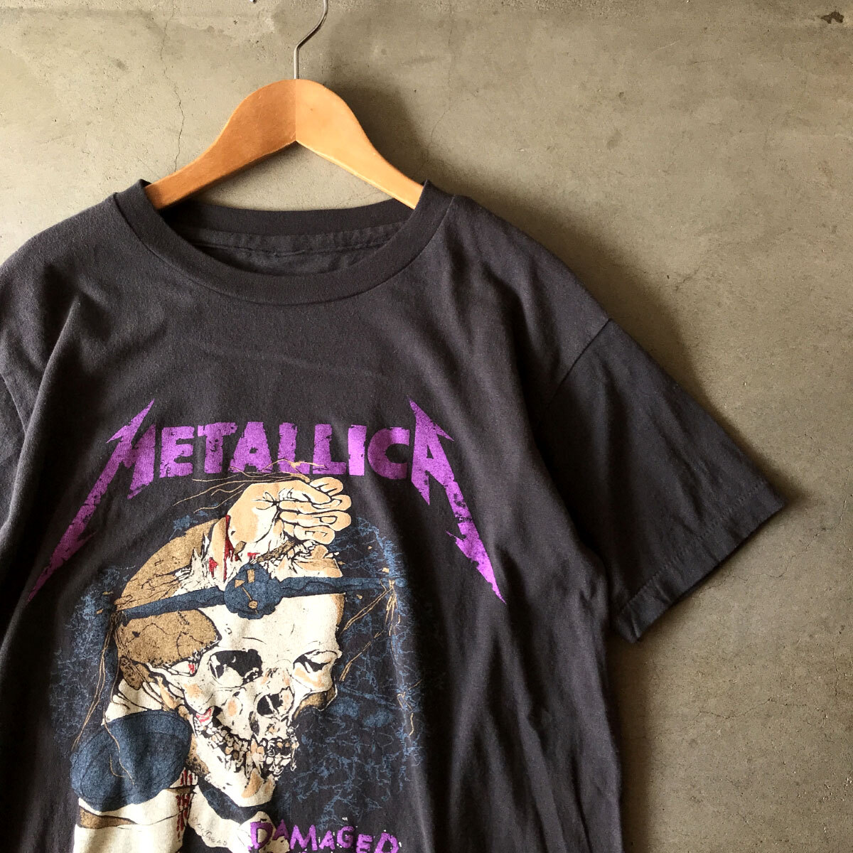 METALLICA Damaged Justice Japan Tour 1989 Pushead ポスター