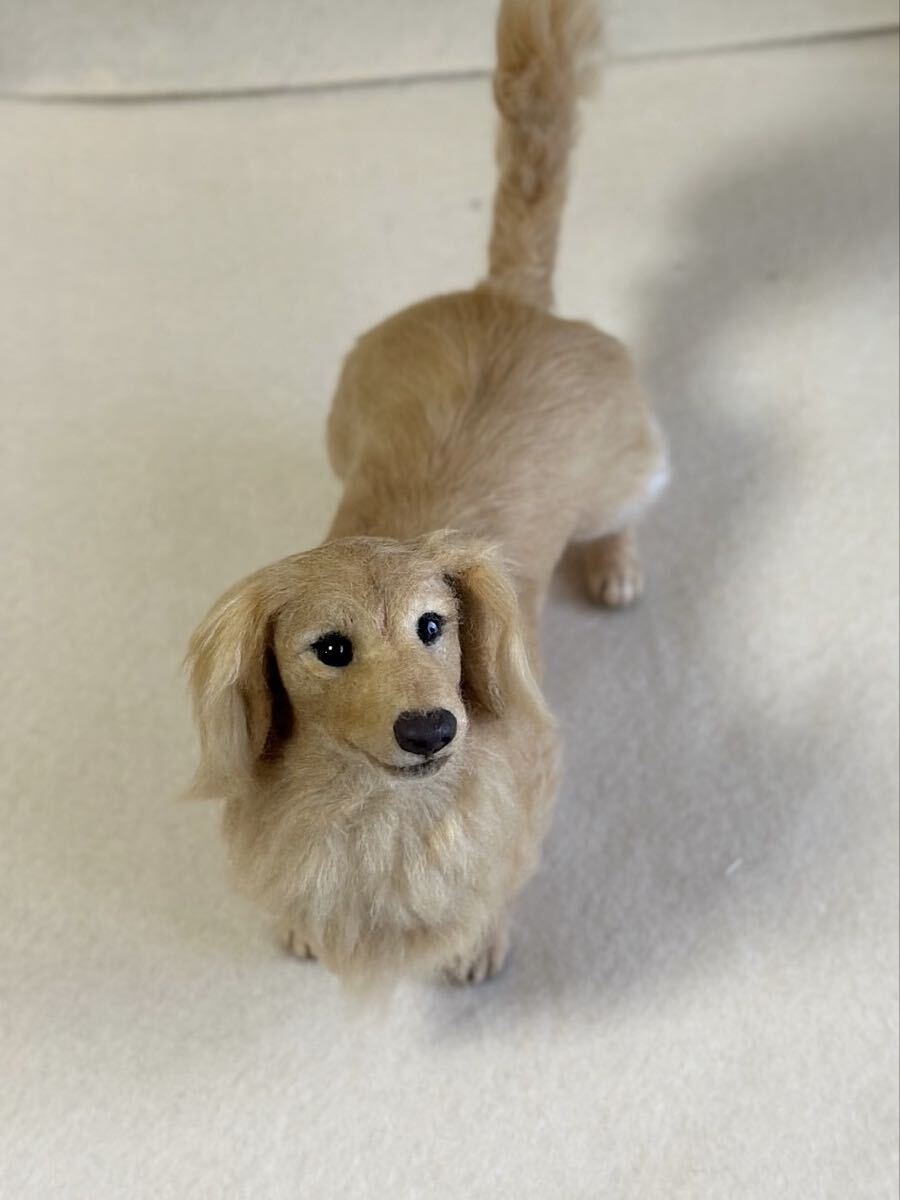 新品】◇ 羊毛フェルト ミックス犬 チワックス 子犬 ◇ 犬 ブラック