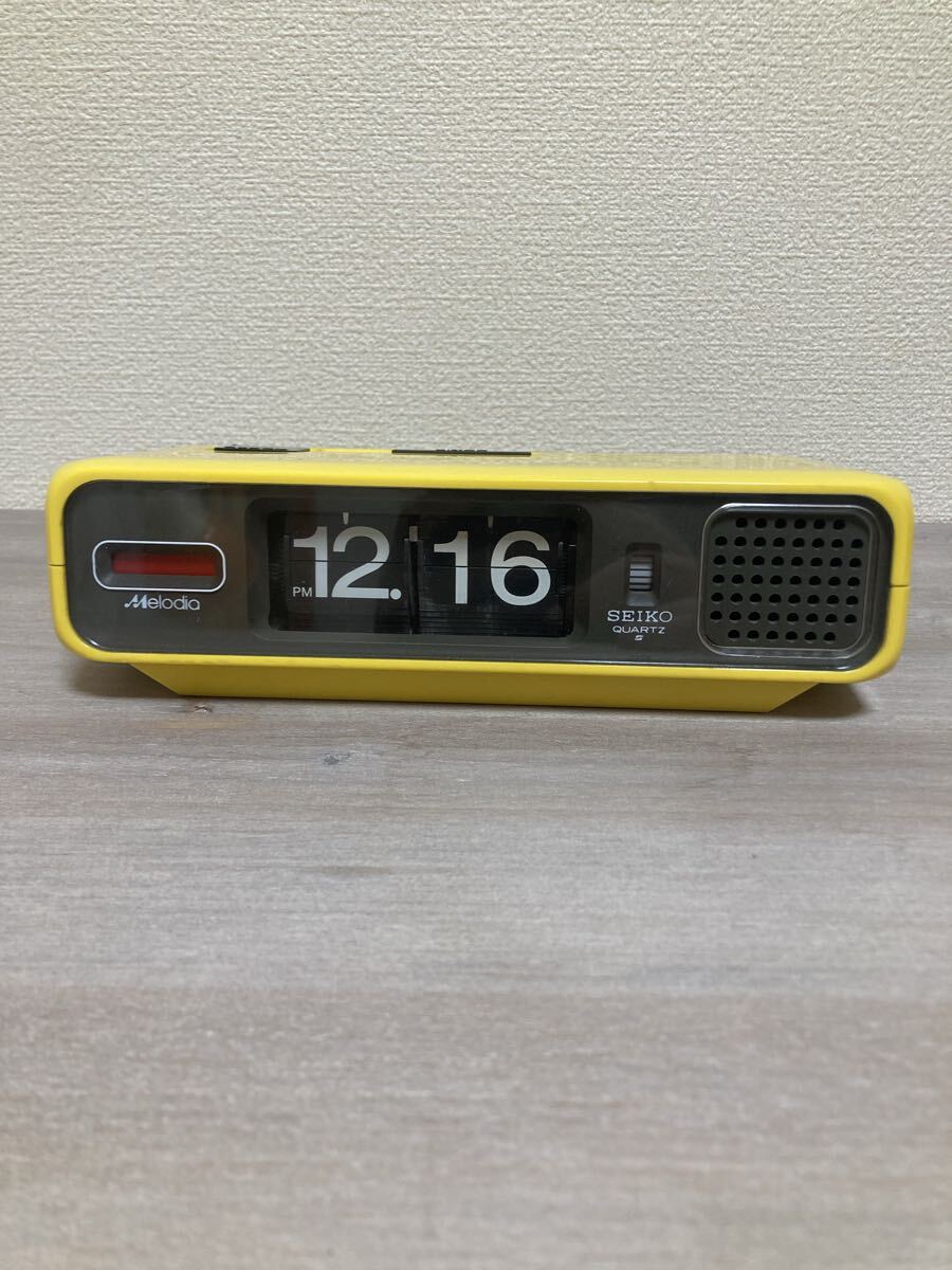 中古】昭和レトロ セイコー メロディア パタパタ時計 SEIKO Melodia