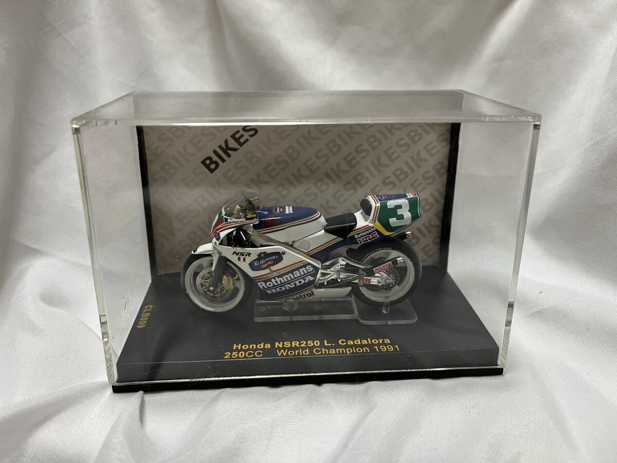 ホンダ Honda NSR250 LUCA CADALORA 1991 ミニカー フィギュアの落札