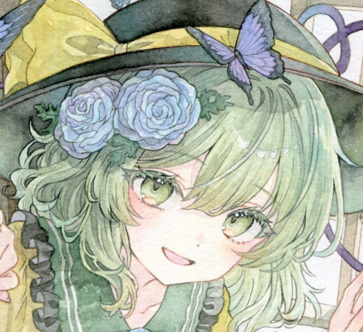 新品】【東方Project】古明地さとり、古明地こいし 色紙【送料無料】の