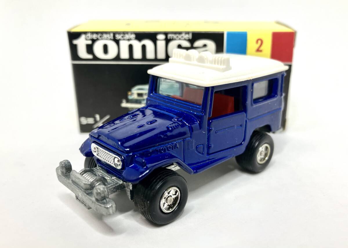 トミカ 黒箱 日本製 No.2 トヨタ ランドクルーザー TOYOTA LAND