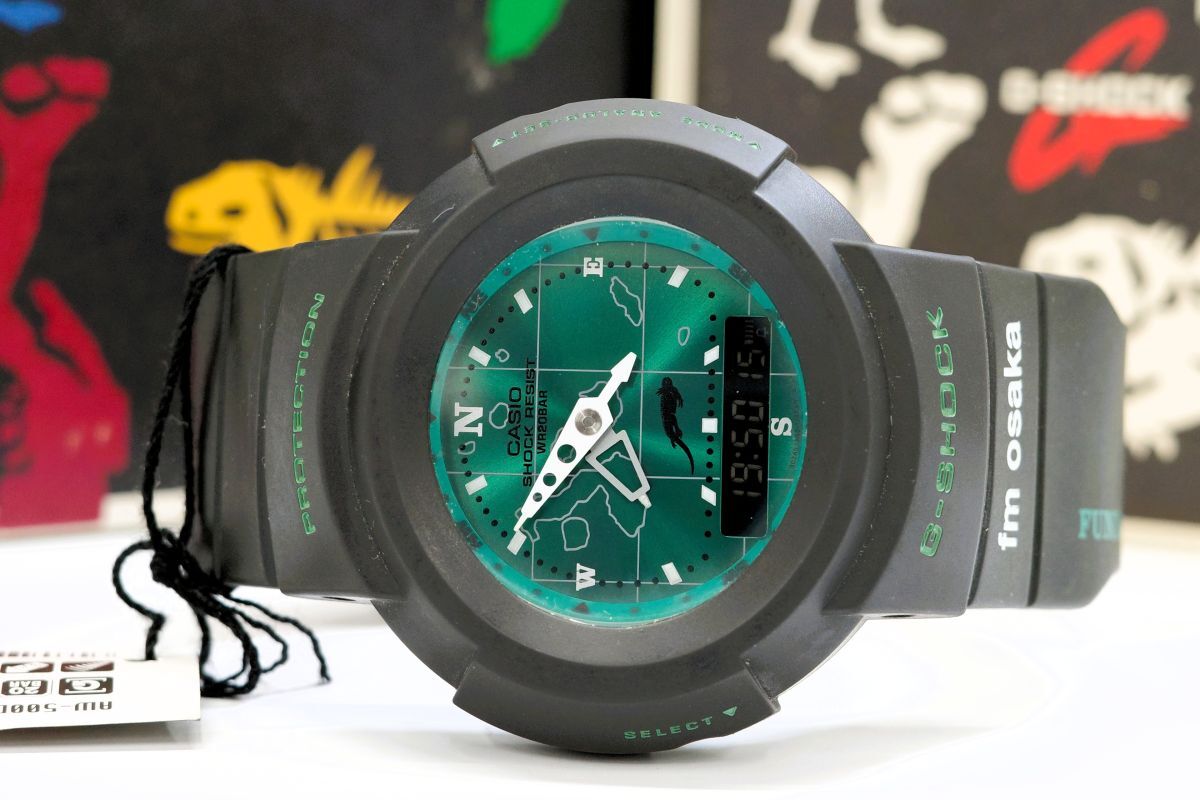 新品】未使用展示 お宝 カシオ Gショック ガラパゴス限定 AW-500D-3ET 