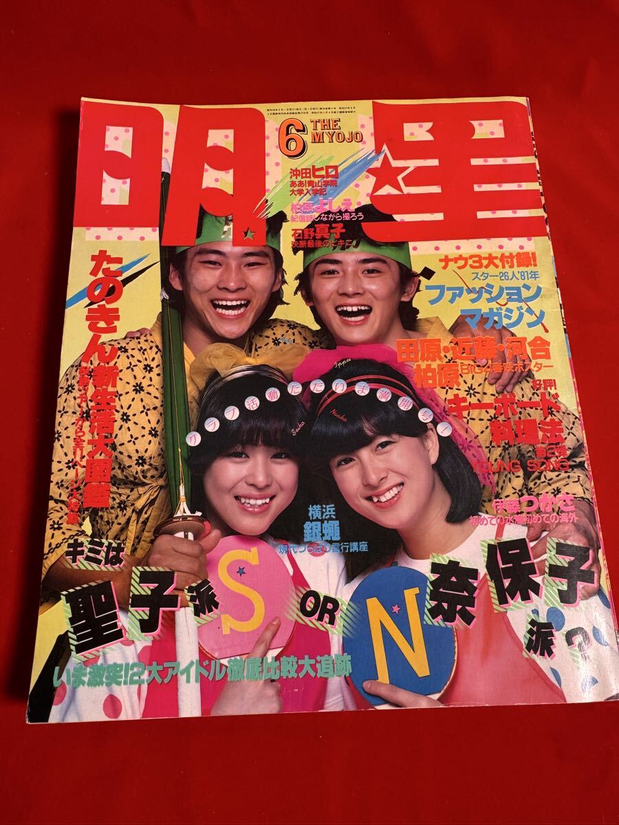 中古】1981年/平凡付録[松田聖子・河合奈保子・三原順子]ポスター/水着
