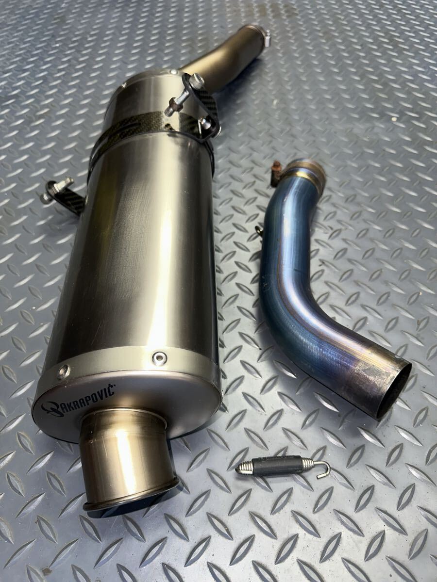 CBR1000RR sc59 前期 アクラポビッチスリップオンマフラー SC59 CBR1000RR 08 - 16 AKRAPOVIC スリップオン マフラー チタン