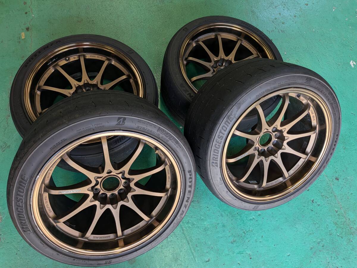 2006年限定カラー RAYS VOLK RACING TE37 9.5J +12 PCD114.3 鍛造 